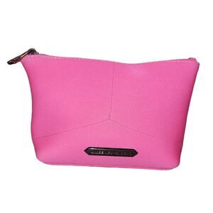 AIMEE KESTENBERG Neoprene Clutch Bag Make-up Bag Travel Pouch Hot Pink